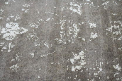 Modern Distressed Hand Knotted Carpet Home Area Rug 6x8 ft