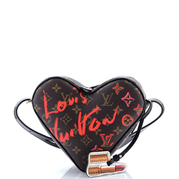 Louis Vuitton Coeur Handbag Limited Edition Fall In Love Monogram Canvas