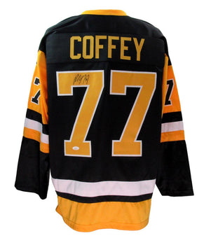 Paul Coffey Autographed Custom Black Hockey