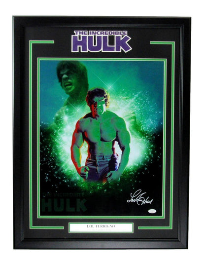 Lou Ferrigno Autographed 16X20 Photo "The
