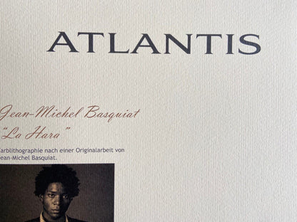 Jean-Michel Basquiat Lithograph Coa Signed Numbered By Hand 180