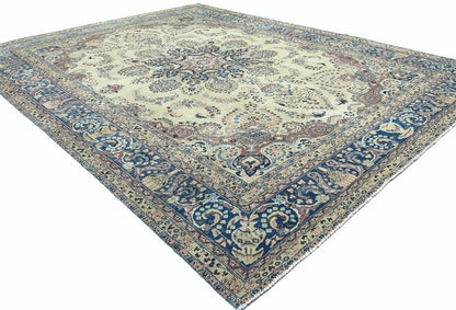 9'6X12'8 Ft Antique Distressed Stone-Washed