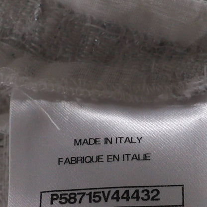 Chanel Women'S Fringe Sweater Cotton Blend