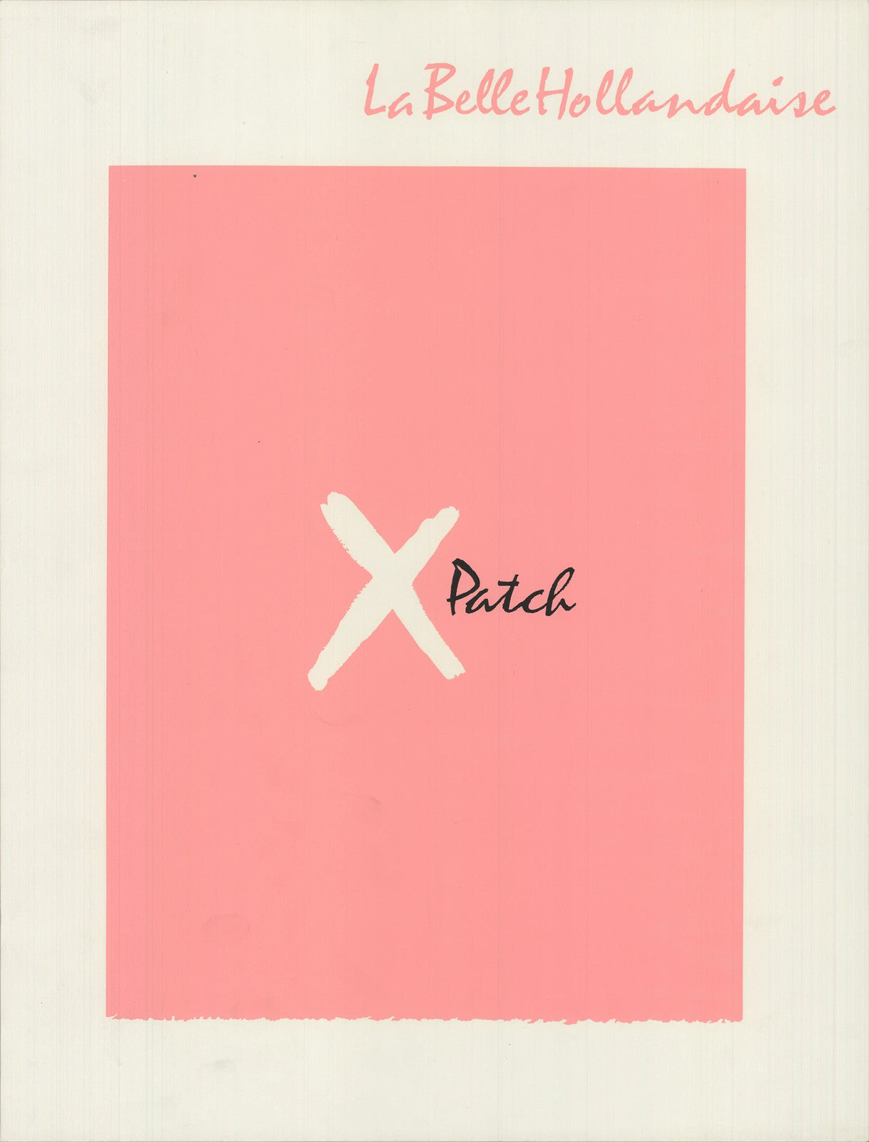 Ian Hamilton Finlay La Belle Hollandaise Signed " Serigraph Cont