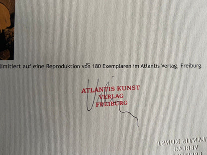 Pierre-Auguste Renoir Lithograph Coa Signed Numbered