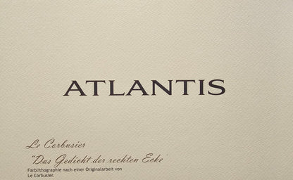 Le Corbusier Lithograph Coa Stamped Certified / Hand Numbered