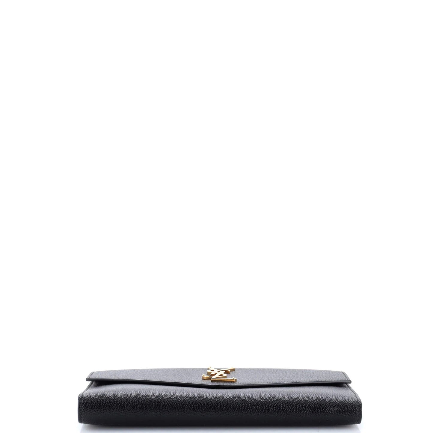 Saint Laurent Uptown Flap Wallet Leather Long