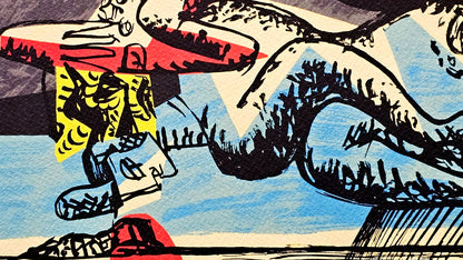 Le Corbusier Lithograph Coa Stamped Certified / Hand Numbered