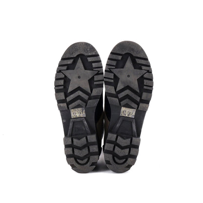 Christian Dior Women'S D-Major Ankle Boots Technical Fabric With Leather