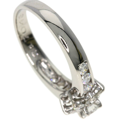 0.13ct Diamond Ring Platinum PT900  3.7g