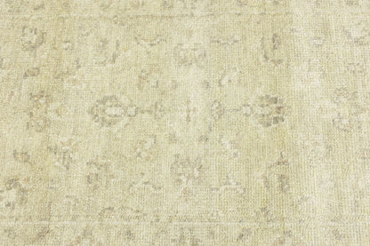 Handmade Wool Oriental Runner Rug Muted Floral