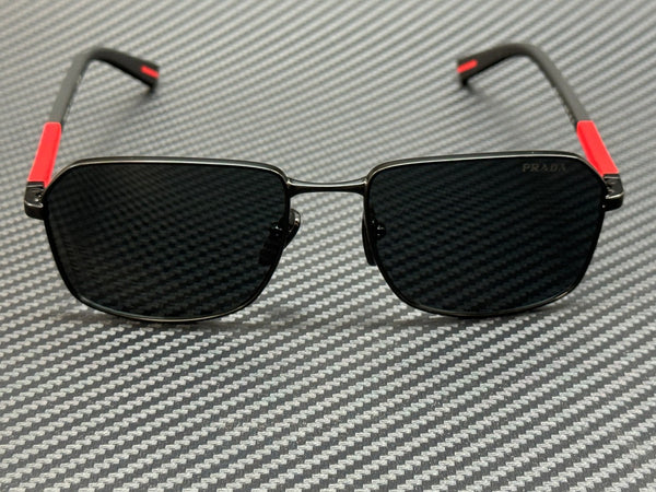 PRADA LINEA ROSSA PS A51S 1BO06F Matte Black Grey Men's 57 mm Sunglasses