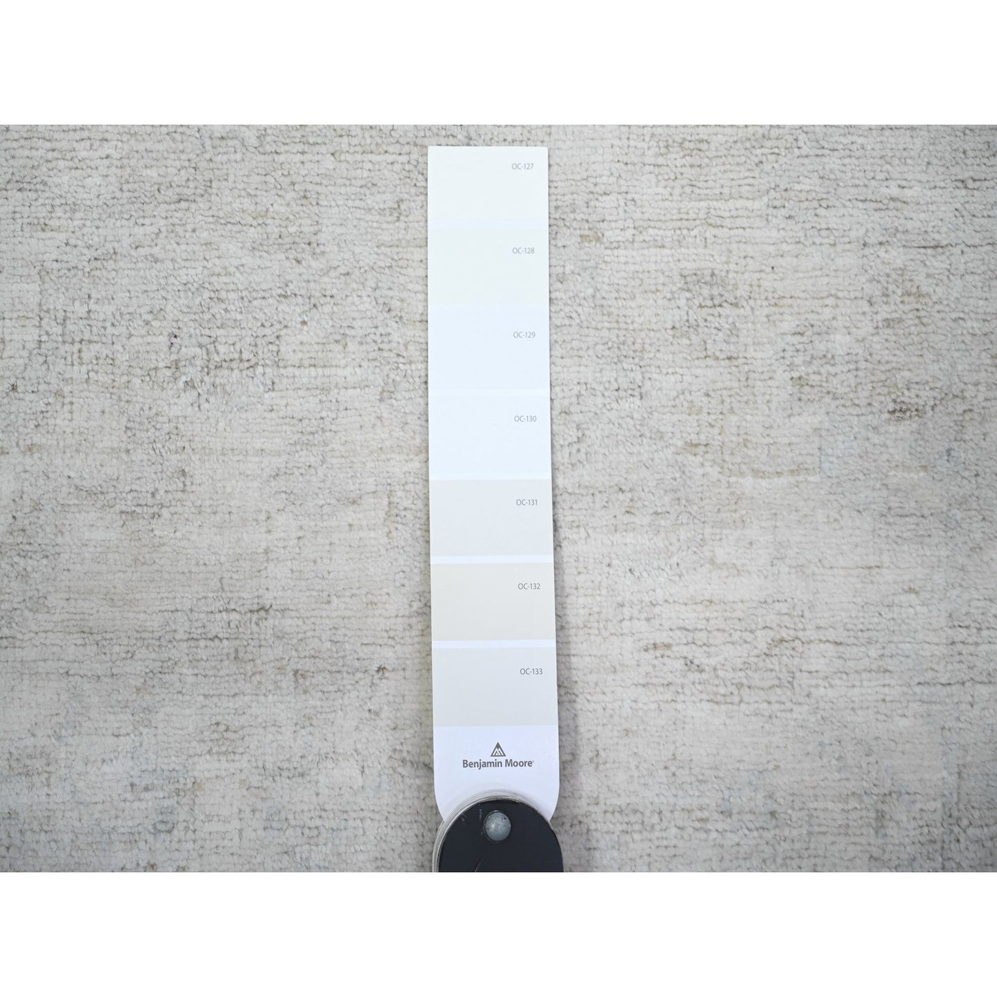 3'X5' Delicate White Wool Hand Knotted Washed Out Peshawar Oriental Rug