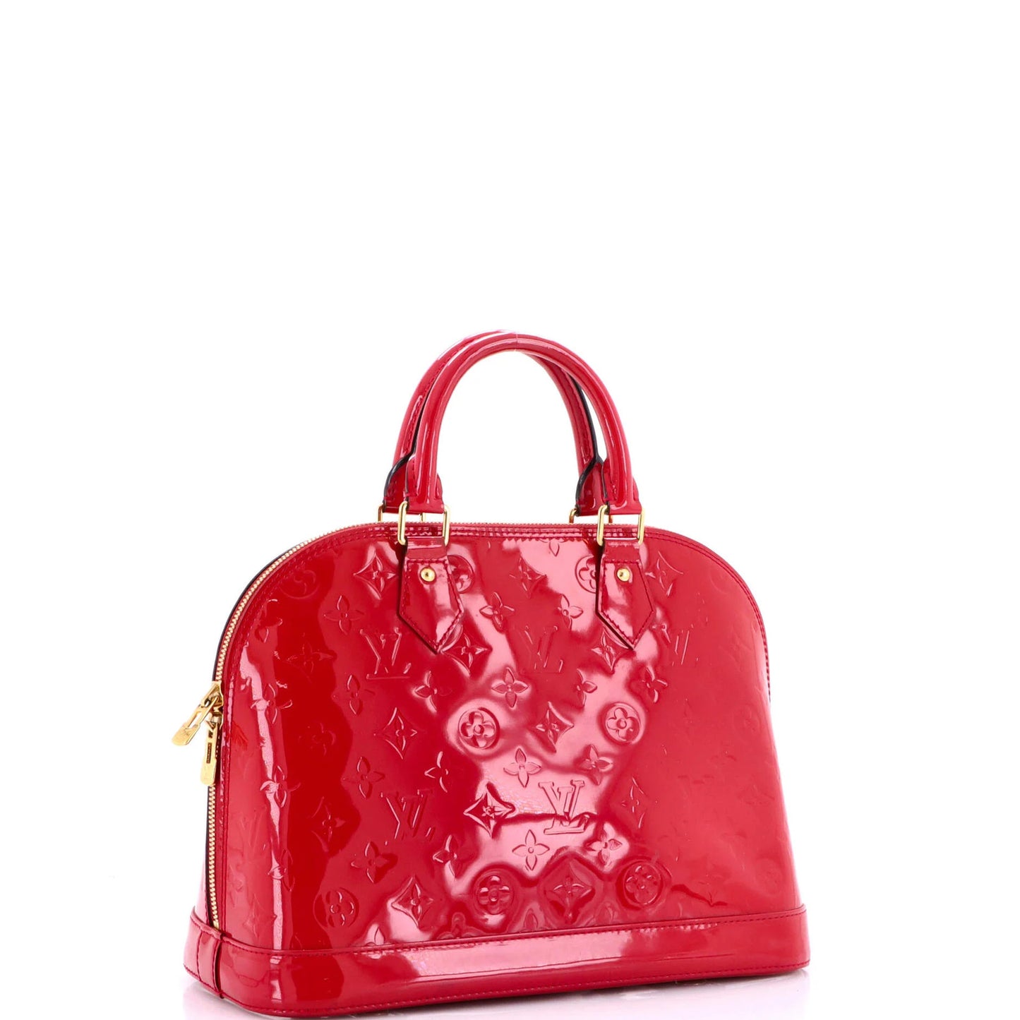 Louis Vuitton Alma Handbag Monogram Vernis Pm
