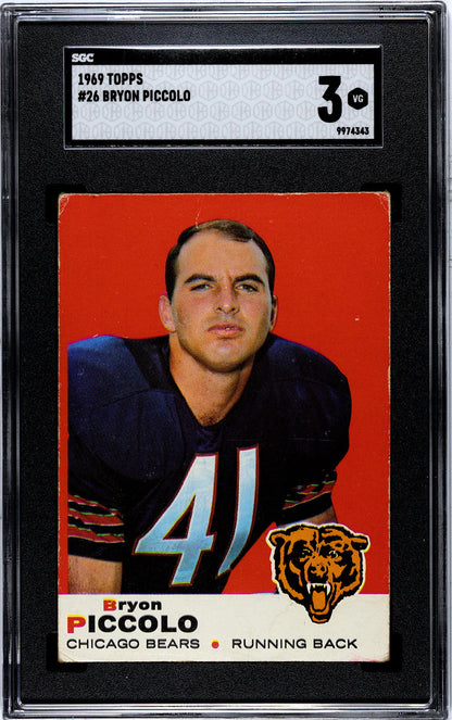 Bryon Piccolo 1969 Topps #26 Sgc 3