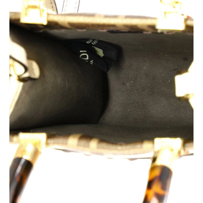 Fendi Sunshine Shopper Tote Printed Zucca Coated Canvas Mini