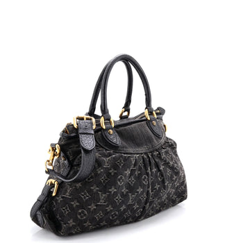 Louis Vuitton Neo Cabby Handbag Denim Mm