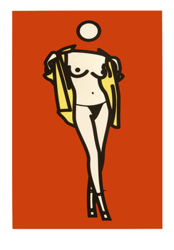 Julian Opie Woman Taking Off Mans Shirt. 5 