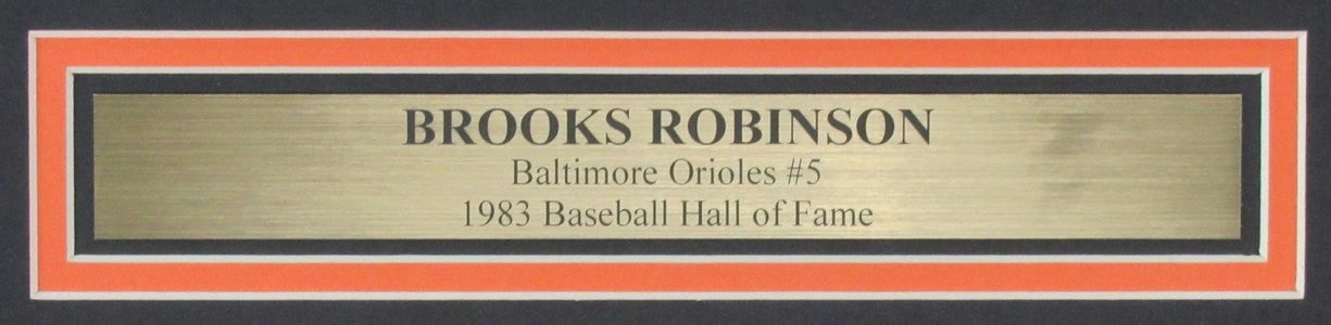 Brooks Robinson Hof Signed/Auto 8X10 Photo Collage Orioles Framed Jsa 196386