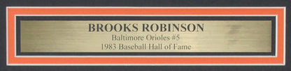 Brooks Robinson Hof Signed/Auto 8X10 Photo Collage Orioles Framed Jsa 196386