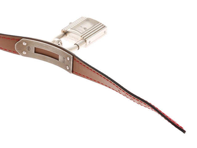 Hermes Kelly Watch Ke1.210 Sv Silver Color Quartz