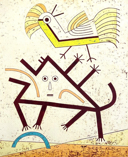 Victor Brauner Lithograph ( Signed Coa) Numbered In Pencil 180Ex