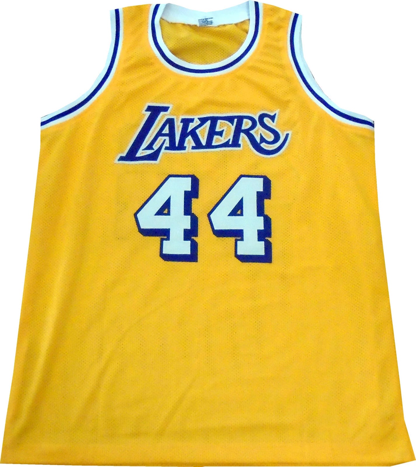 Jerry West Autographed Los Angeles Lakers Jersey (Jsa)
