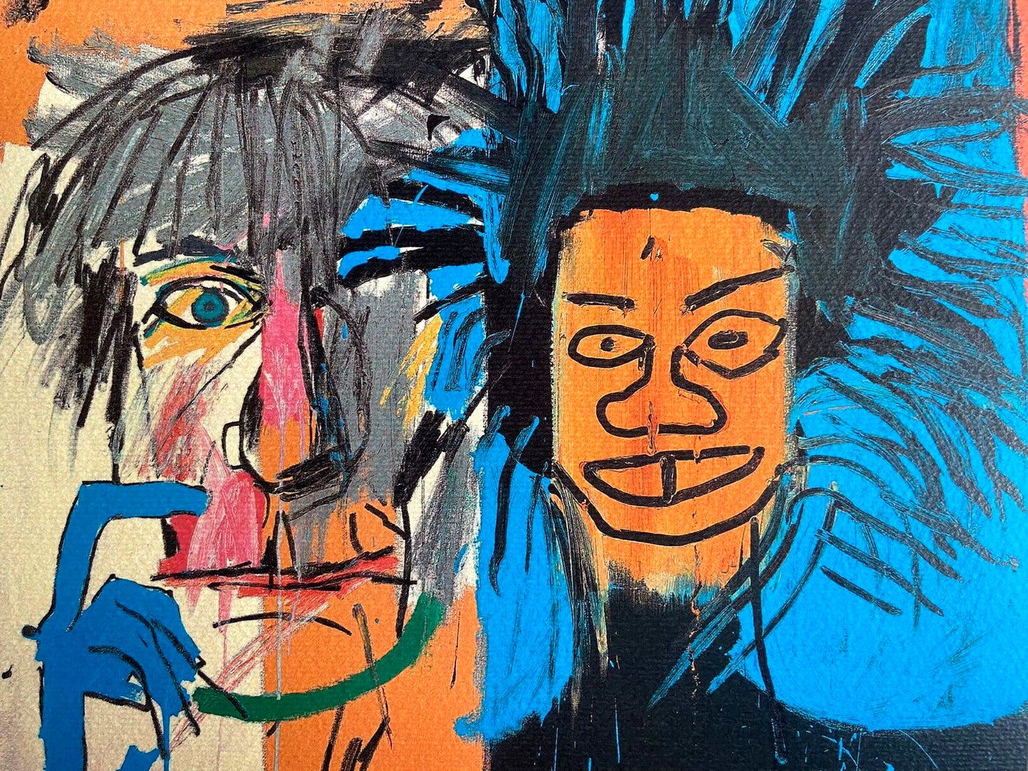 Jean Michel Basquiat Lithograph Coa Signed Numbered In Pencil Rare