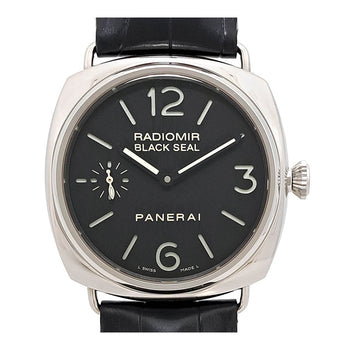 Panerai Radiomir Black Seal Overhauled Pam00183 Black Men'S Used Watch #52020