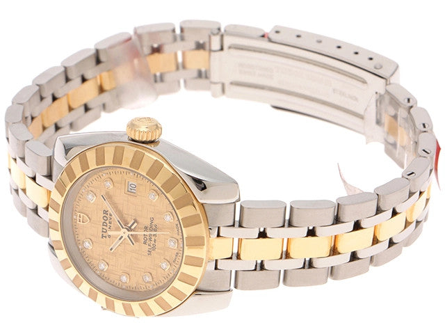 Tudor Classic Date 28 22013 Champagne Mosaic 10Pd Dial