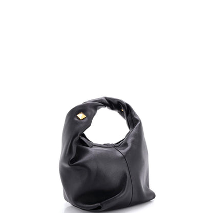 Valentino Garavani Roman Stud Hobo Leather Medium