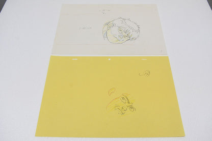 Katsuhiro Otomo pencil on paper drawing cel animation AKIRA person Japanese