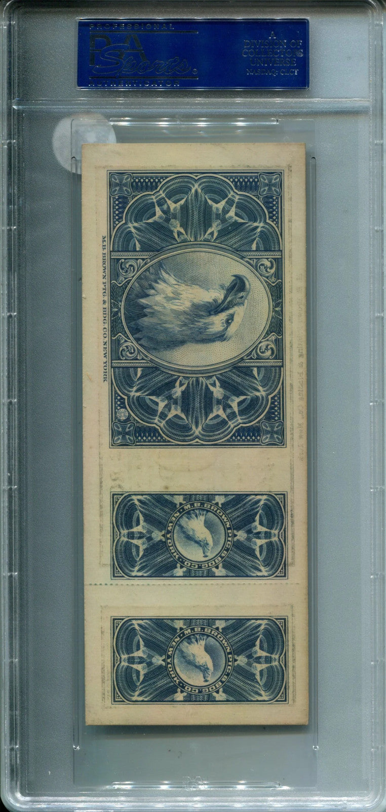 1919 Jess Willard Vs Jack Dempsey Full Boxing Ticket Psa 8