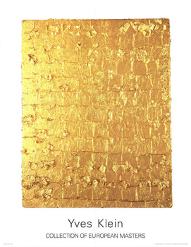 Yves Klein Gold Leaf On Panel 
