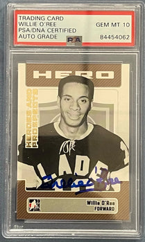 Willie O'Ree Autographed 2006 In The Game Card (Psa)
