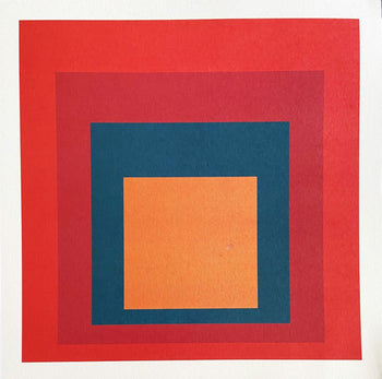 Josef Albers Lithograph Guggenheim Museum Coa