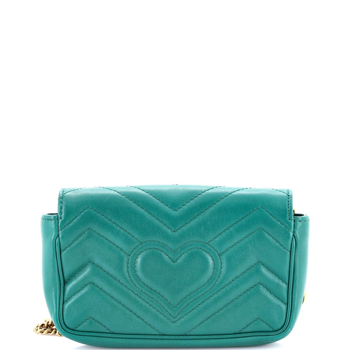 Gucci Gg Marmont Flap Bag Matelasse Leather Super Mini