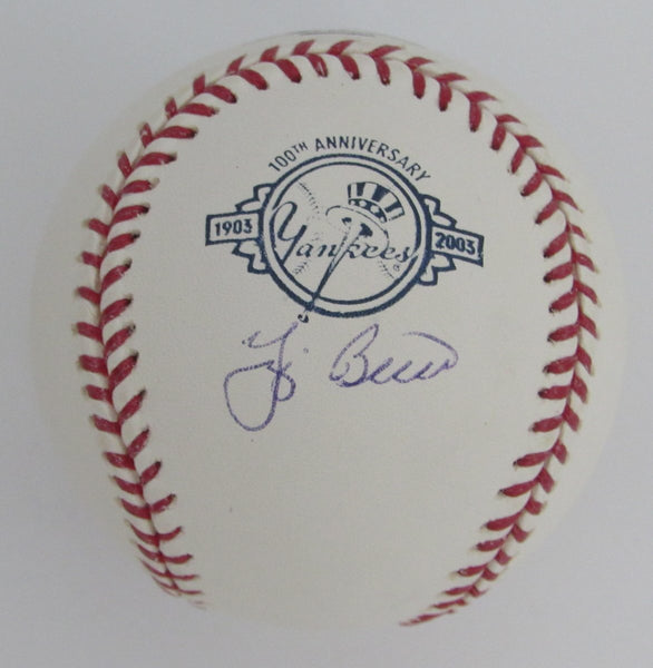 Yogi Berra Hof Signed/Auto Oml Baseball New York