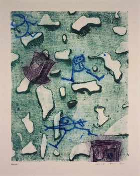 Max Ernst - To Lewis Carroll Original Lithograph Print 1971 Signed Framed Ed Ea