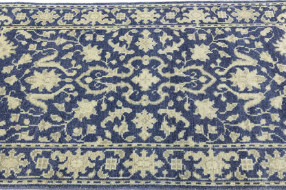 3X5 Ft Transitional Oriental Rug Muted Floral
