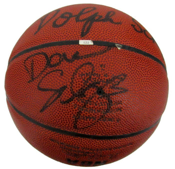Dolph & Danny Schayes Dual-Signed Spalding Nba