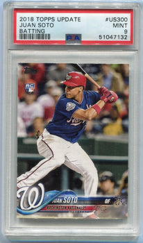 Juan Soto 2018 Topps Update Rc #Us300 Psa Graded 9