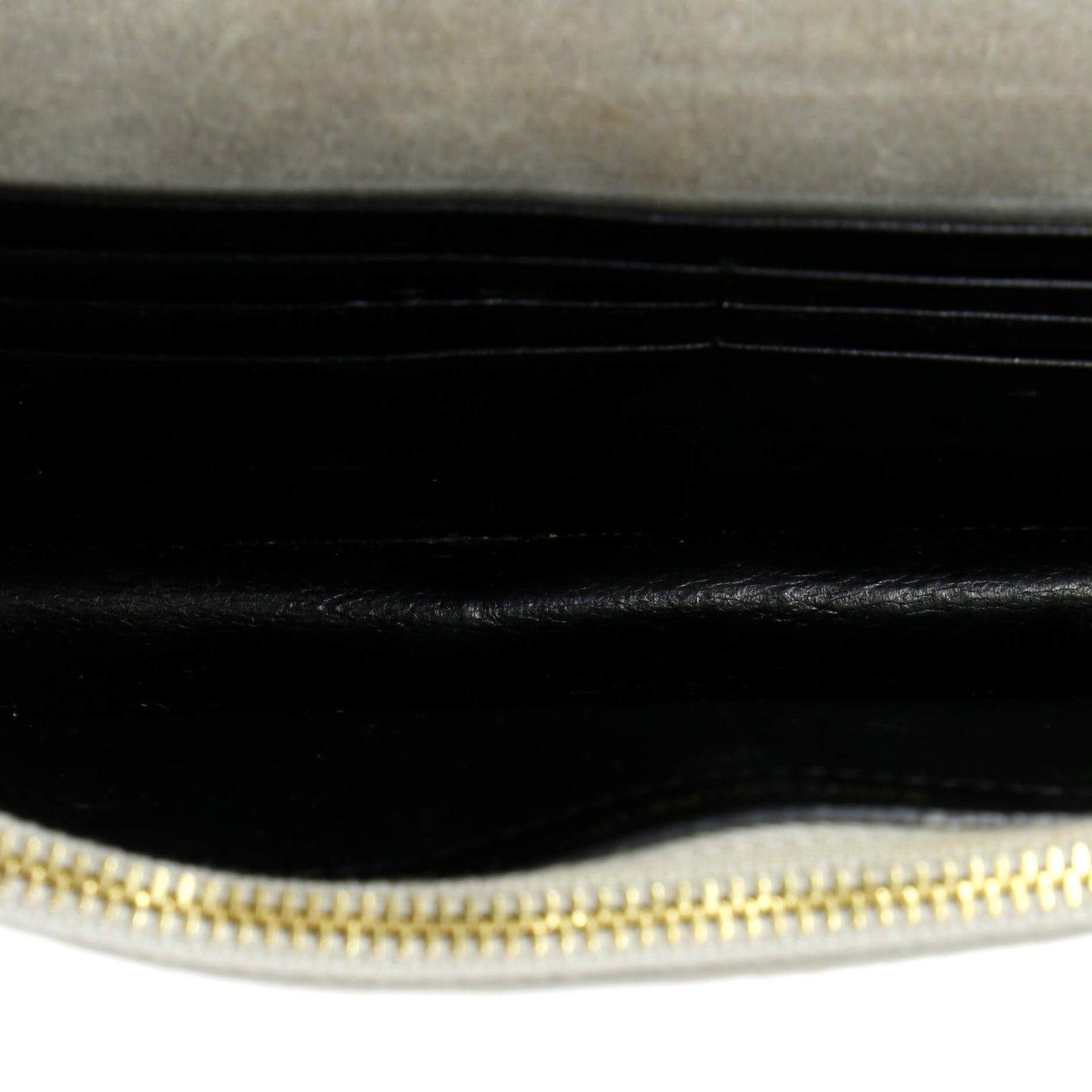 Saint Laurent Classic Monogram Tassel Chain Wallet Leather