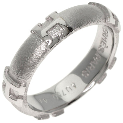 Hermes Fidelite # 47 Ring K18 White Gold Ladies []