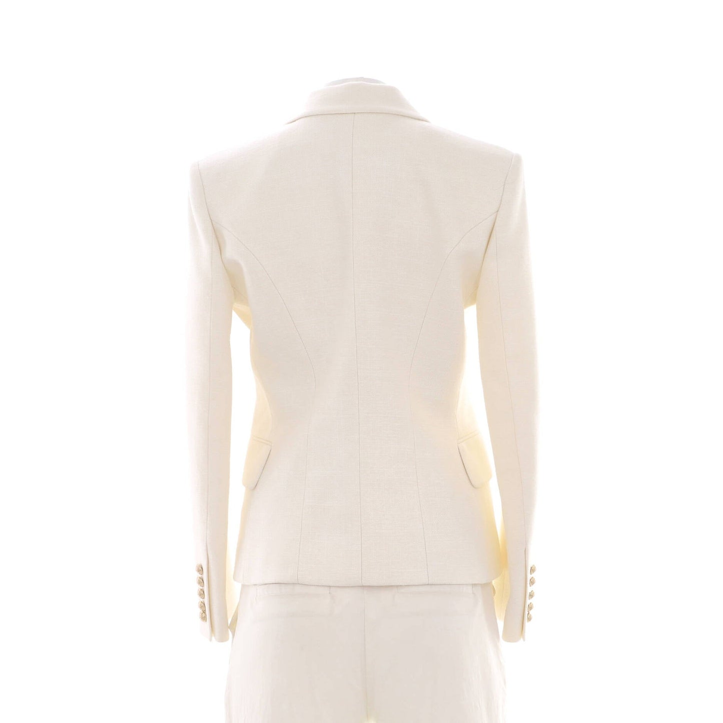 Balmain Women'S Double Breasted Blazer Viscose