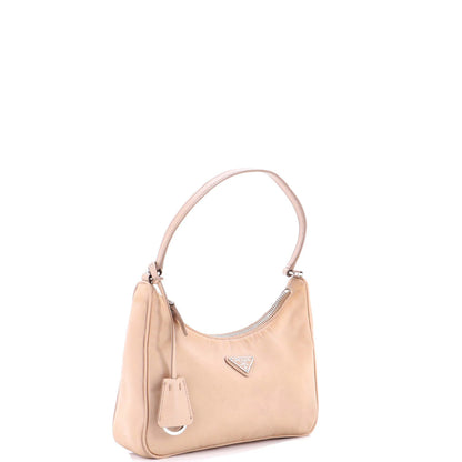 Prada Re-Edition 2005 Hobo Tessuto With Saffiano Leather Mini