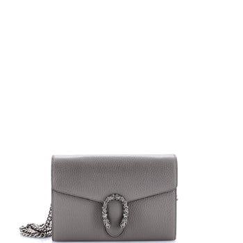 Gucci Dionysus Chain Wallet Leather With Embellished Detail Small