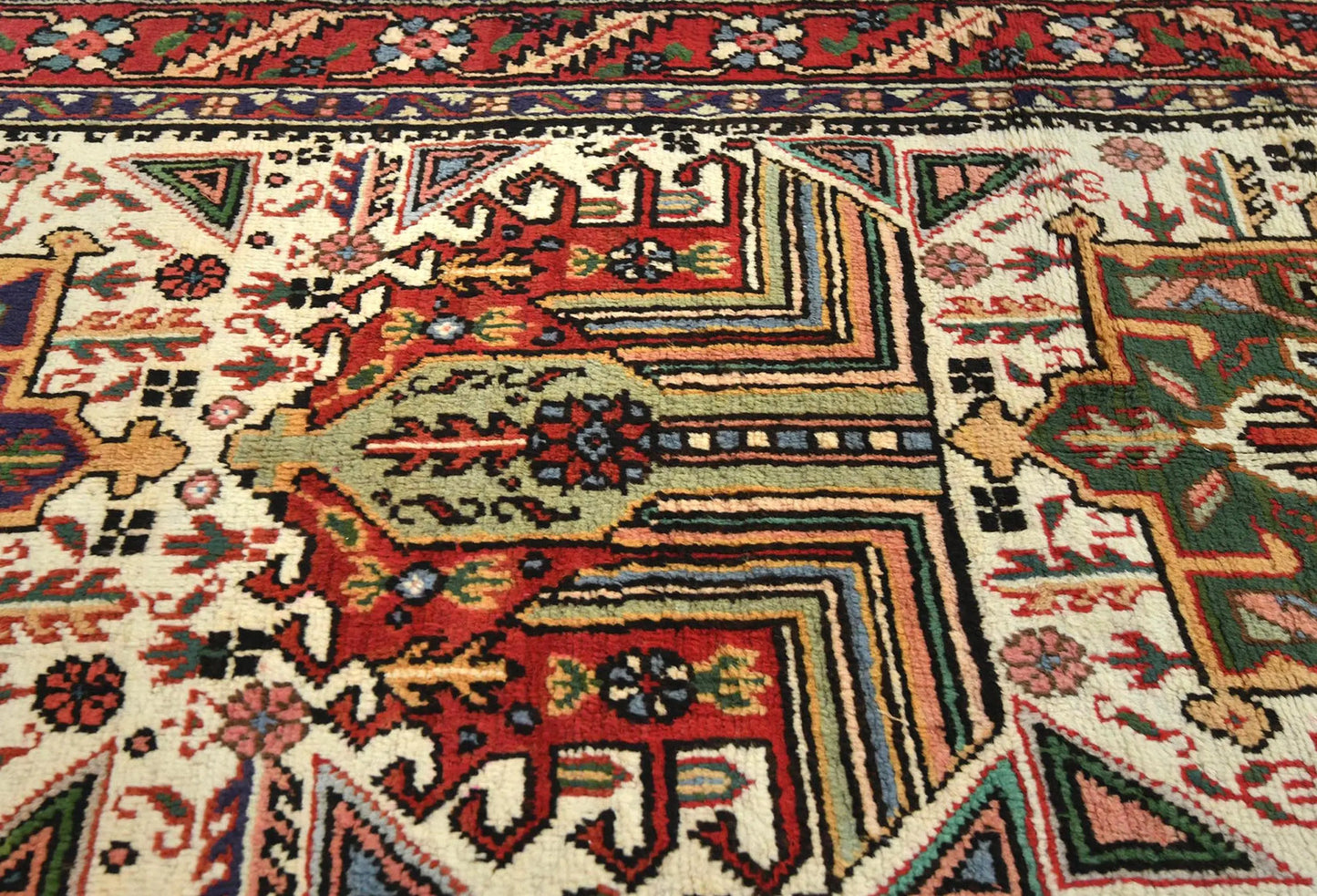 Hand-Knotted Wool Oriental Runner Rug 3X12 ft