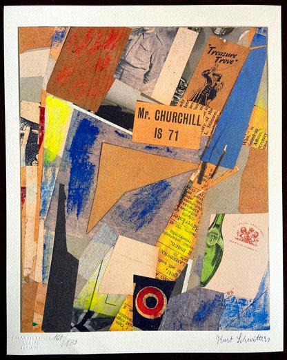 Kurt Schwitters Lithograph 180Ex