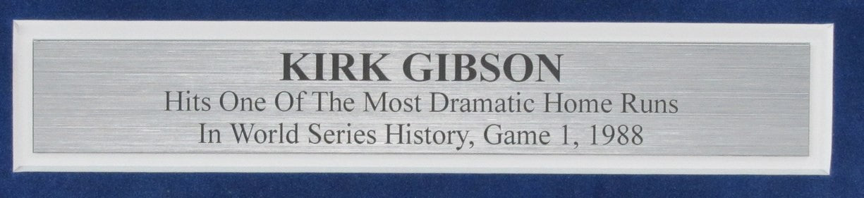 Signed Photo Framed Game Series World 1988 Gibson Kirk 8x10 Dodgers